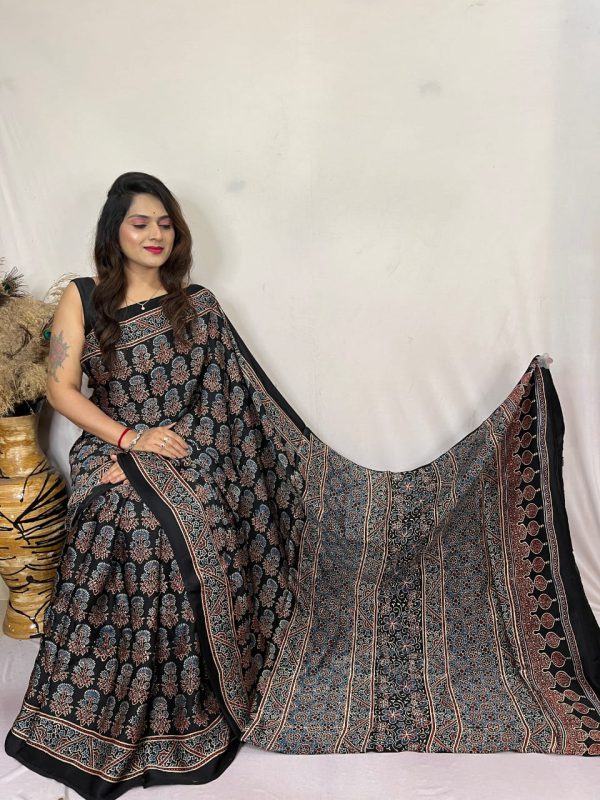 Ajrakh hand block print-7