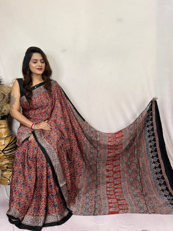 Ajrakh hand block print-10