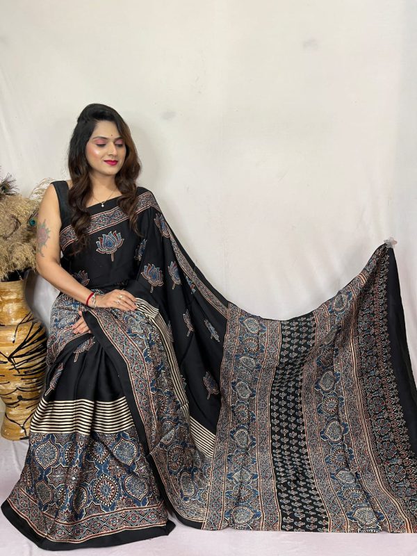 Ajrakh hand block print-13