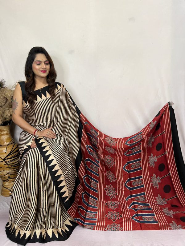 Ajrakh hand block print-18