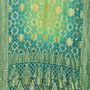 Pure banarasi georgette original hand bandej neemzari dupatta – Design:6